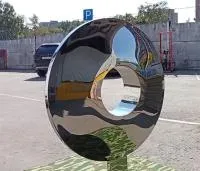 Линза арт  скульптура (519060) ∅ 2500 сталь AISI304 Грязи 
