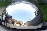Полусфера ø 1500 нержавеющая сталь (207298) сертификат промоборудование мм.  в Грязях