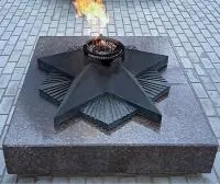 Вечный огонь фигурная подложка литье из чугуна (NSO-PiroClub) в Грязях