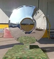 Линза арт декор (519061) ∅ 2000 сталь AISI304 Грязи 